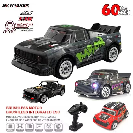 1/16 High Speed 2.4G 4WD RC Brushless Drift Car