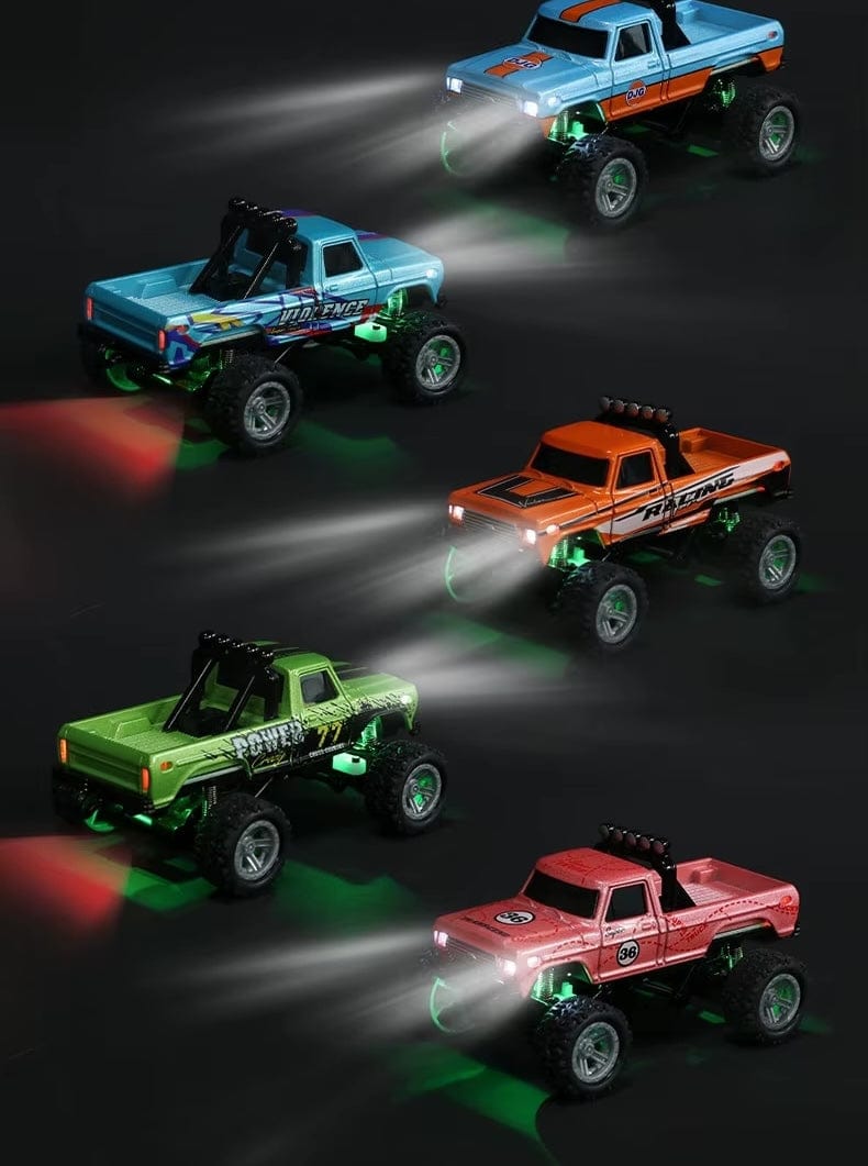 Premium 1:64 Mini RC Truck with Trailer and Advanced Features