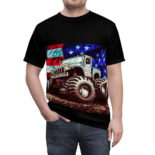 4th Of July T-shirts Monster Truck Off-Road
