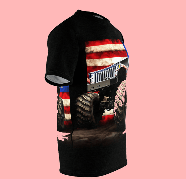 4th Of July Shirt Monster Truck American Off-Road