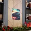 Car Paintings Canvas Gallery Wraps 100% Cotton Fabric 400gsm Closed MDF backing