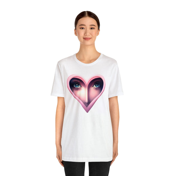 Shirt With The Heart Unisex Jersey Short Sleeve Tee