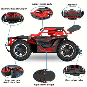 1:18 RC Car Remote Control Car - High Speed Electric Vehicle With 2.4GHz Remote Control.Off-Road Rc Racing Car , Electric Toy Car Gift For Boys Girls Kids