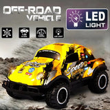 1:24 Remote Control Car With LED Light, RC Cars, 2.4 GHz Off Road Cars-Xmas Gifts For Kids