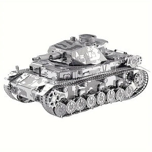 3D Metal Puzzles For Adults, Tank Metal Model Cars Kits To Build For Students, DIY Military Model Kit Toys, Great Birthday Gifts, 168pcs