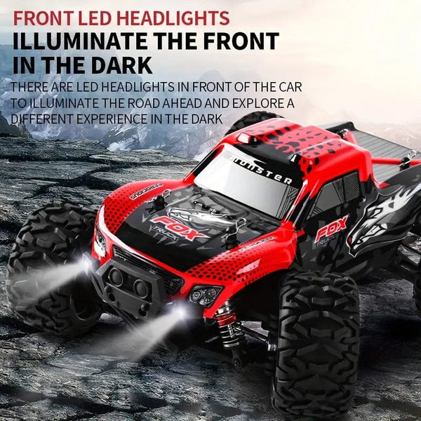 60KM/H 1/16 High-speed Car With Ultra Strong Magnetic Motor,4WD Power,All Terrain Monster Truck Racing Car For Christmas Gift