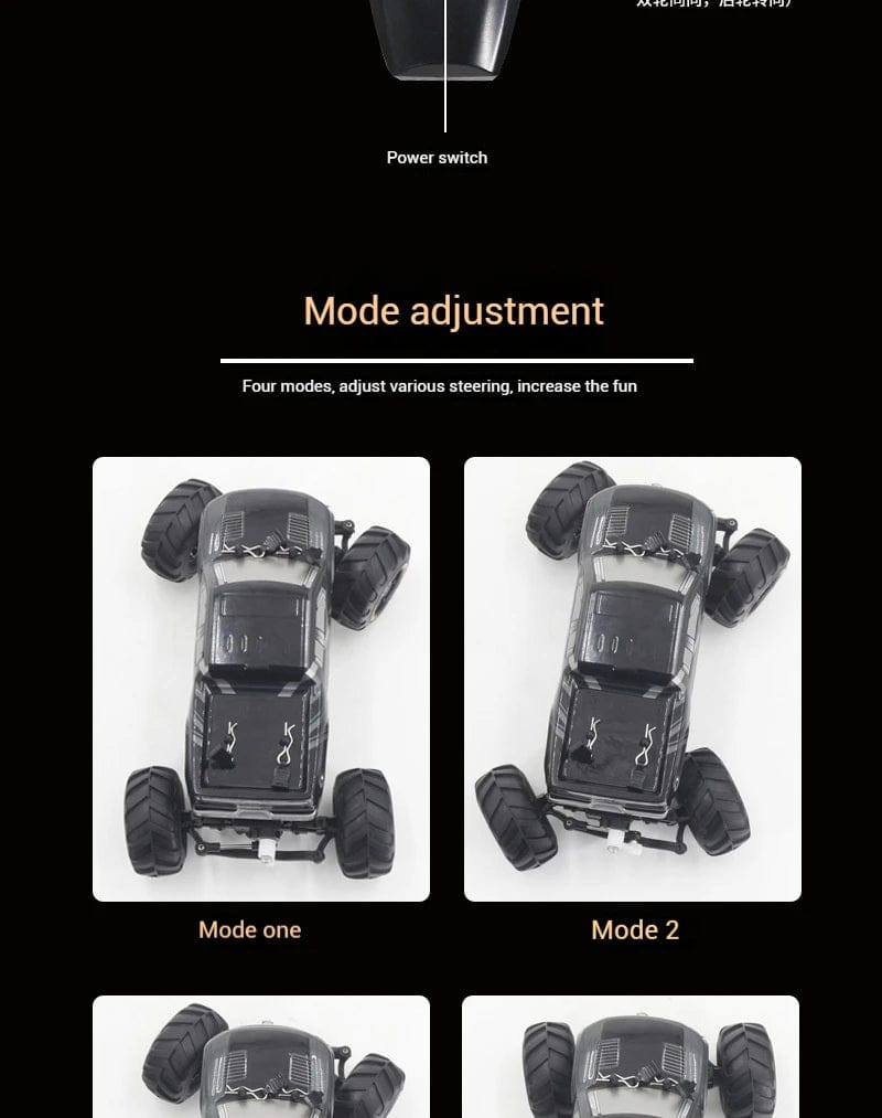 New MN2098b 2.4g Full Proportional Rc Four Wheel Drive Climbing Off Road Vehicle Guardrail Turn Signal Remote Control Toy Car