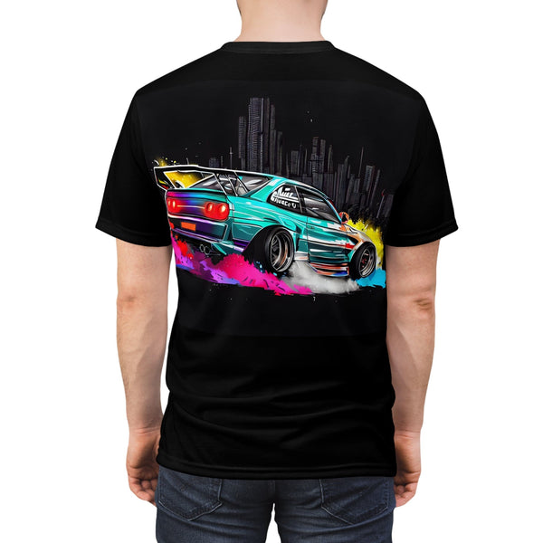 GTR Tshirt R34 Cyberpunk Style Tokio Drift