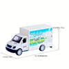 Children's Toy Car Delivery Trucks, Milk Delivery Truck, Pizza Delivery Truck, Fruit Delivery Truck