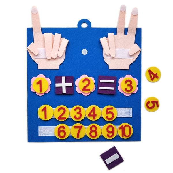 Cool Math Games Felt Finger Numbers Math Toy For Children 3 Plus