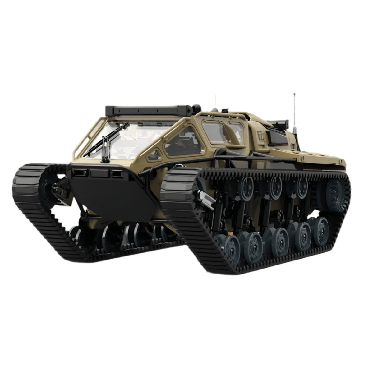 LED Light Full Scale Tracked Tank, Off-Road Vehicle