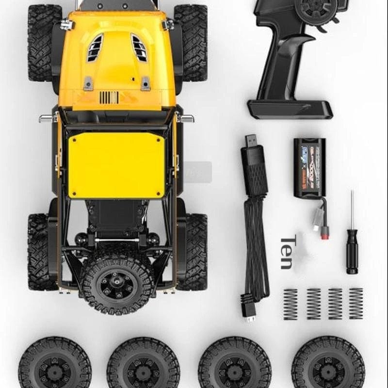 H12y 1:12 Scale Brushless RC Crawler – High-Torque Off-Road Vehicle with 4WD, Aluminum Body, and 45-Minute Runtime