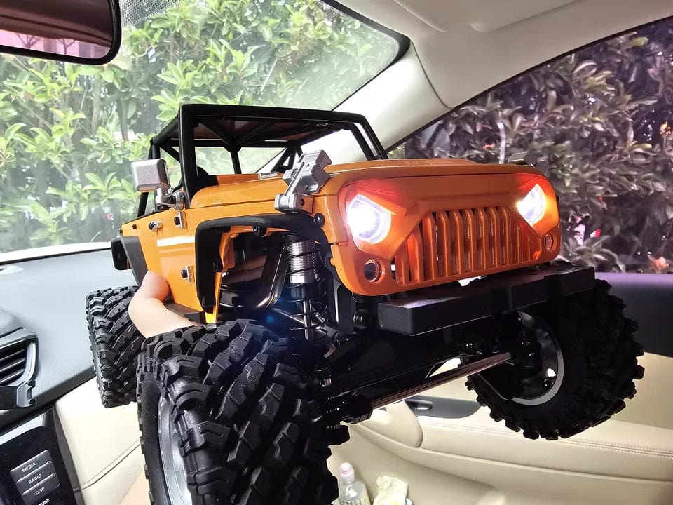 H12y 1:12 Scale Brushless RC Crawler – High-Torque Off-Road Vehicle with 4WD, Aluminum Body, and 45-Minute Runtime