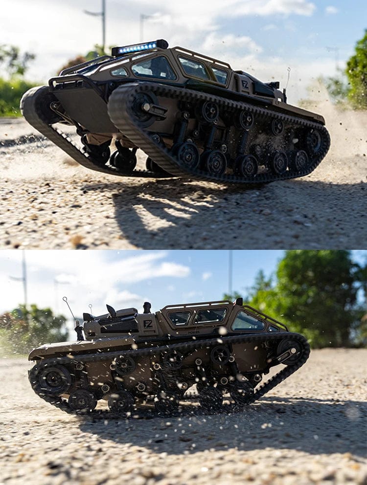 LED Light Full Scale Tracked Tank, Off-Road Vehicle