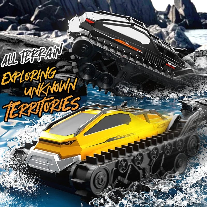 Q183 4WD RC Car 2.4G Amphibious 4 Wheel Remote Control Off Road Waterproof Armored Vehicle