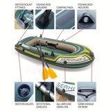 Inflatable Boat, Fishing Float Tube, Double Person Canoe Fishing Surfing Boat, Outdoor Enlarged Fishing Boat
