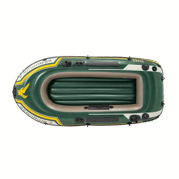 Inflatable Boat, Fishing Float Tube, Double Person Canoe Fishing Surfing Boat, Outdoor Enlarged Fishing Boat