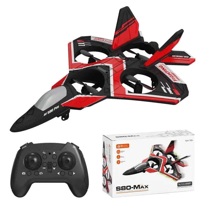 KBDFA S80 HD Drone Helicopter Pterosaur Drone RC Plane For Flying Birthday Toys UAV