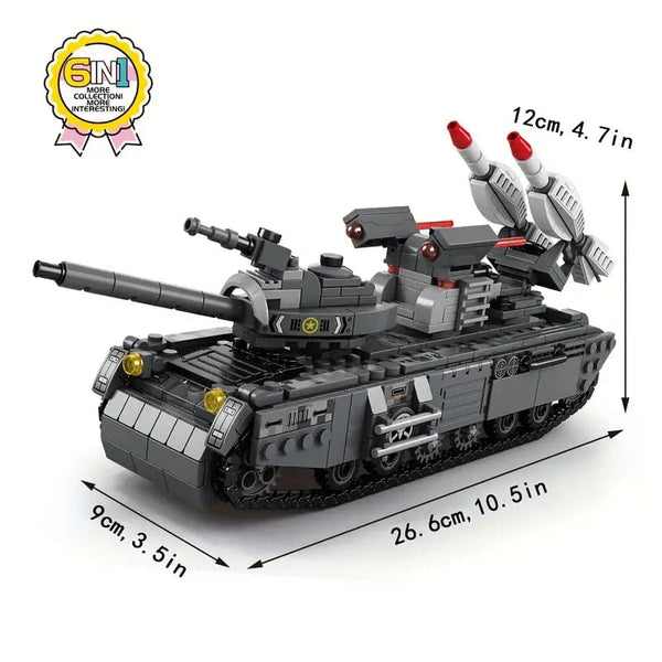 Military Vehicles Model Assembled Buillding Block Toys Children's Educational Toys DIY Tanks And Aircraft Model Small Building Blocks Children's Assembled Toys Decoration Gifts Birthday Gifts