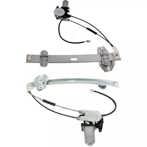 Power Window Regulator Set For 1997-1999 Acura CL Front with Motor 2Pcs