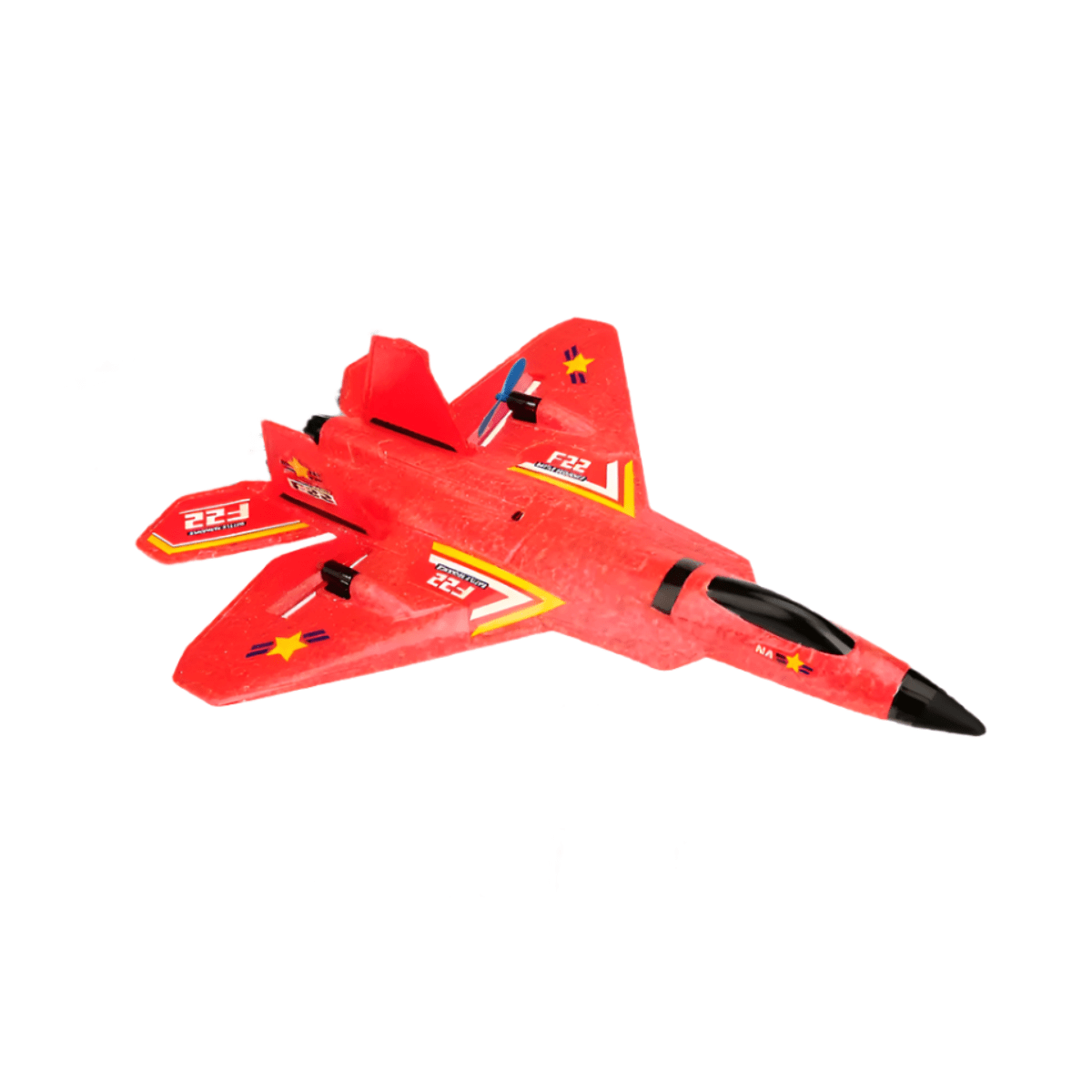 F22 Raptor RC Plane 2.4G 2CH Remote Control Flying Glider With LED Lights EPP Foam Airplane