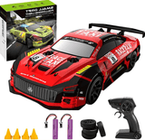 Remote Control Car Drift RC Cars - 2.4GHz 4WD High-Speed Racing Sports Car with 2 Batteries for Kids and Adults