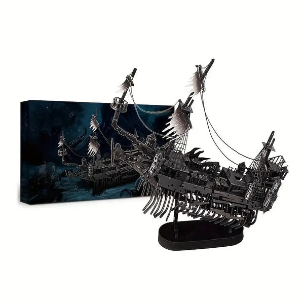 Ship Of The Dead 3D Three-dimensional Puzzle DIY Assembled Model Iron Creative Metal Stainless Steel Ornament
