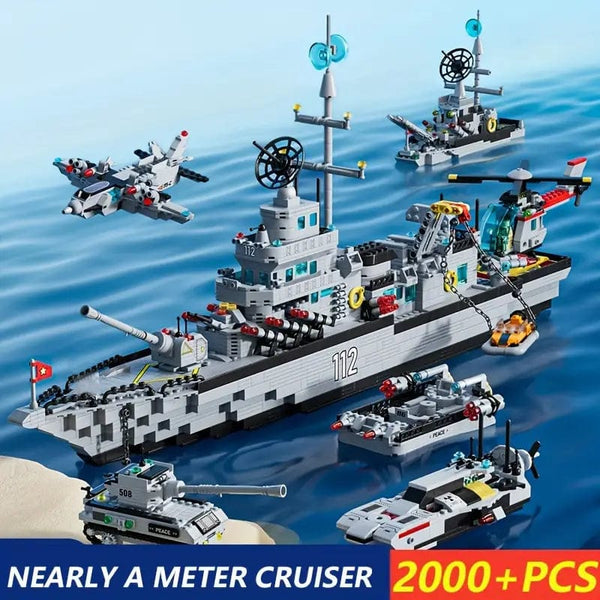 Super Large Cruiser, Valuable Building Block Toy, Science And Education Product, Christmas, Thanksgiving Day, Halloween Gifts