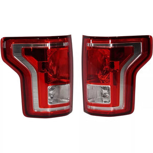 Tail Light Lamp Set For 2015-2017 Ford F-150 Left and Right Side With Bulb CAPA