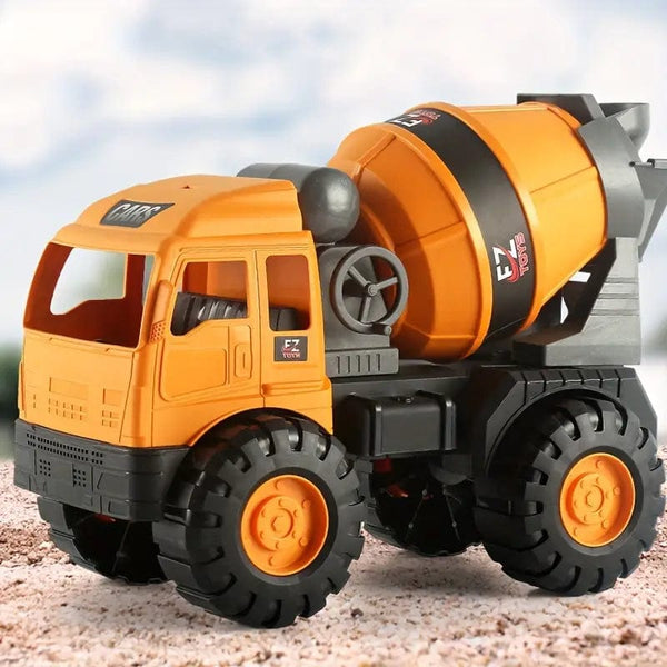 Toy Large Engineering Truck Mixer Dump Truck Boy Set Transport Truck Beach Excavator Bulldozer Simulation Slag Truck Model Christmas Gift