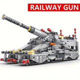 Train Cannon Toy, Cannon Building Blocks, Tank Military Assembly Set, Handmade DIY Living Room Ornaments, Collection, Birthday Gift, Christmas Gift