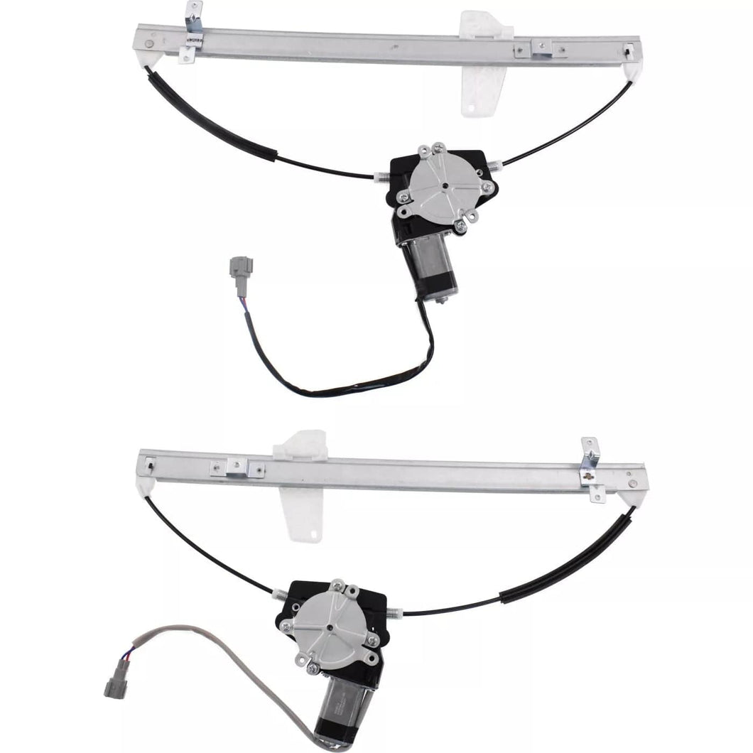 Window Regulator Set For 2004-2015 Nissan Titan Rear Driver and Passenger Side