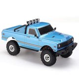 1/18 2.4G Mini Rock Crawler Off-road Indoor Truck RC Car Waterproof ESC Motor 3Line Servo Vehicle Models - Blue