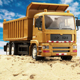 1/24 2.4G RC Car Dump Engineer Truck W/ Music Light Children Vehicle Models Toy