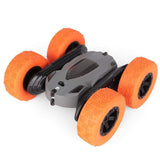 2.4G Stunt Drift RC Cars Deformation Rock Crawler Roll 360 Degree Flip Kids Robot Toys - White