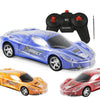 2403A 1/24 RC Remote Control Roadster Sports Auto Light Up Play Vehicles with 3D Light for Kids Boys Girls - Red