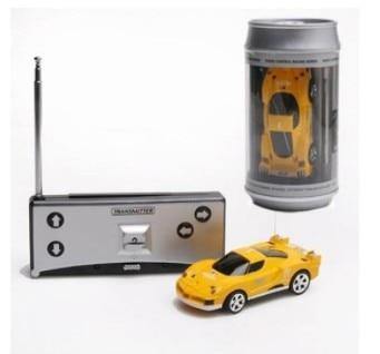 Soda Can Mini RC CAR Radio Control Racing Series Toy GOLD Gage Power 03